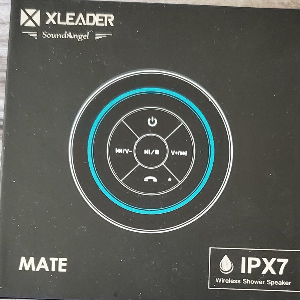 XLEADER SoundAngel Mate IPX7 Wireless Shower Speaker-IPX7 Waterproof NIB